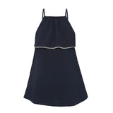 Milano Tank Dress with Ruffle and Shirt