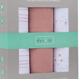 Muslin Swaddle Blankets (Set of 3)